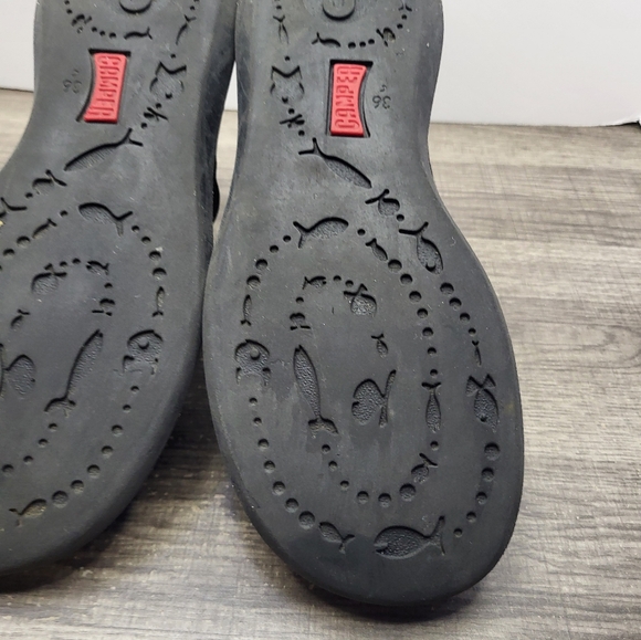 Camper Leather Black Mary Jane’s Size 36 EU Sz 6 US - Picture 8 of 10